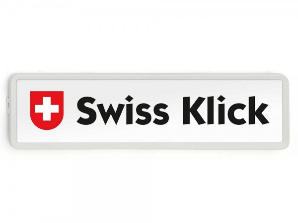 SWISS KLICK Nummernrahmen hinten