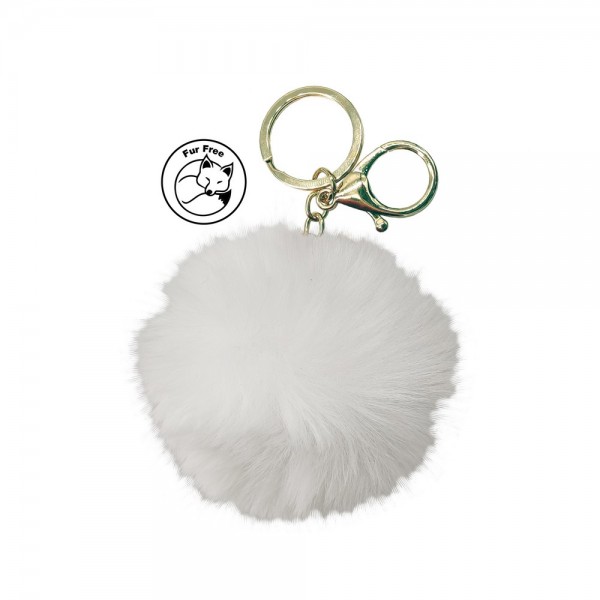 SIMONI RACING Schlüsselanhänger Fluffy White