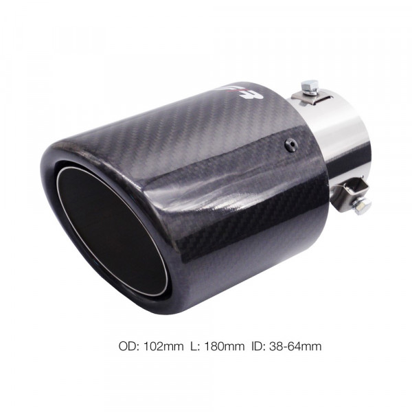 SIMONI RACING Endrohrblende 102mm Carbon