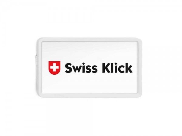 SWISS KLICK Nummernrahmen/Wechselhalter hinten