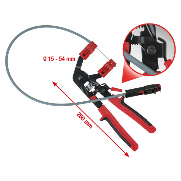 KS TOOLS Schlauchschellenzange mit