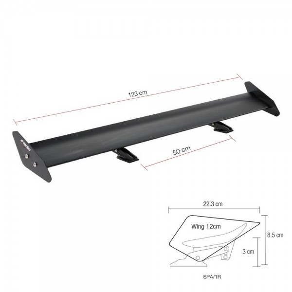 SIMONI RACING Alu Heckspoiler (nicht CH-Norm)