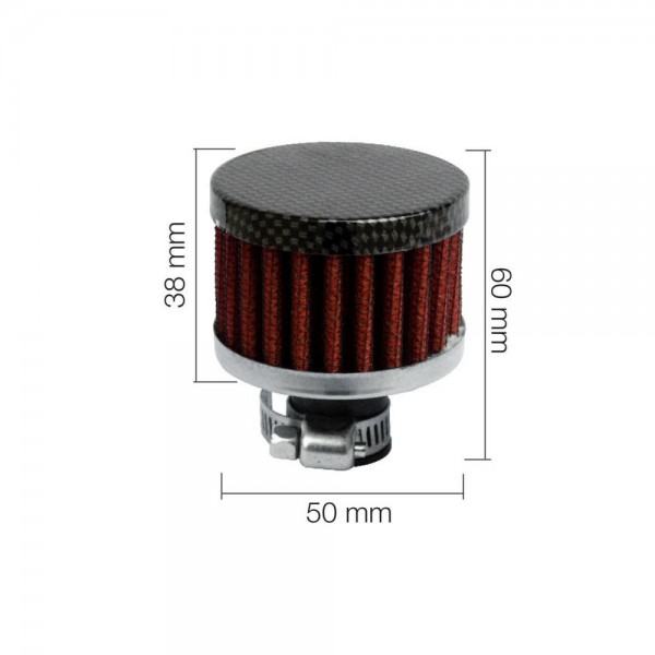 SIMONI RACING Filter Konisch Carbon (N. CH-Norm)