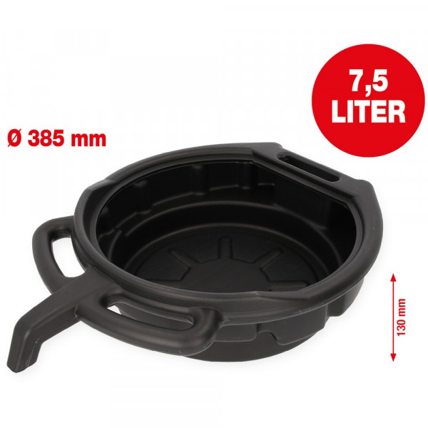KS TOOLS Auffangwanne 7,5 Liter, Ø 385 mm