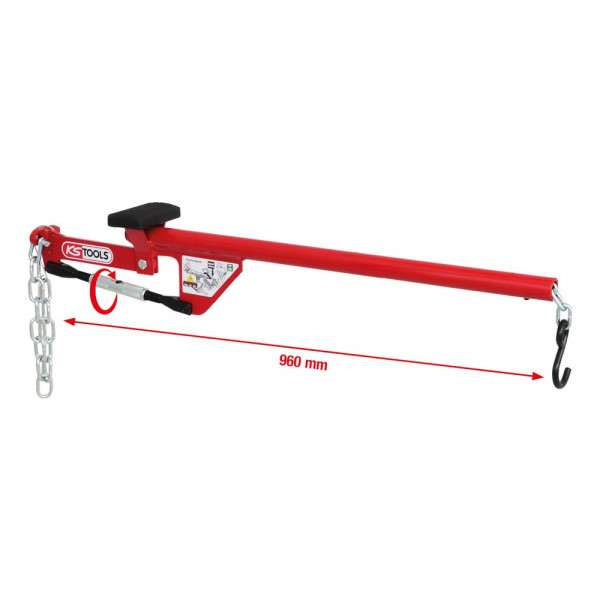 KS TOOLS Universal-Achshebel mit Kette, 960mm