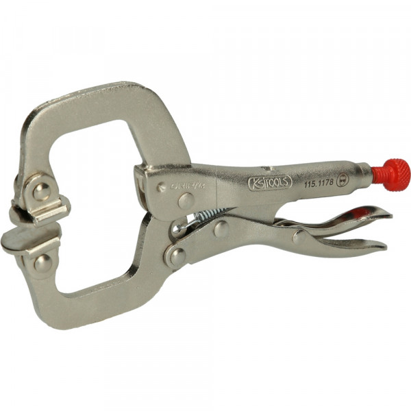 KS TOOLS Schweiß-Klammer-Gripzange,125mm