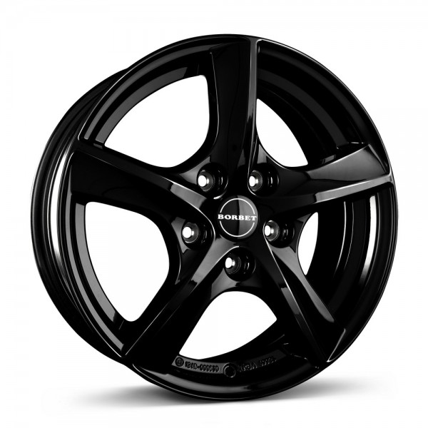 Borbet TL 55538 black glossy KBA 51444