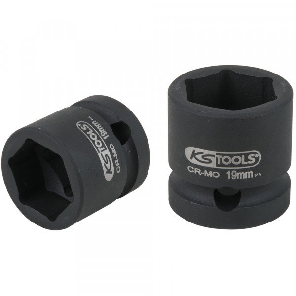 KS TOOLS 1/2" Sechskant-Kraft-Stecknuss,